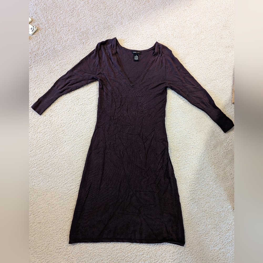 Brown BCBG sweater dress